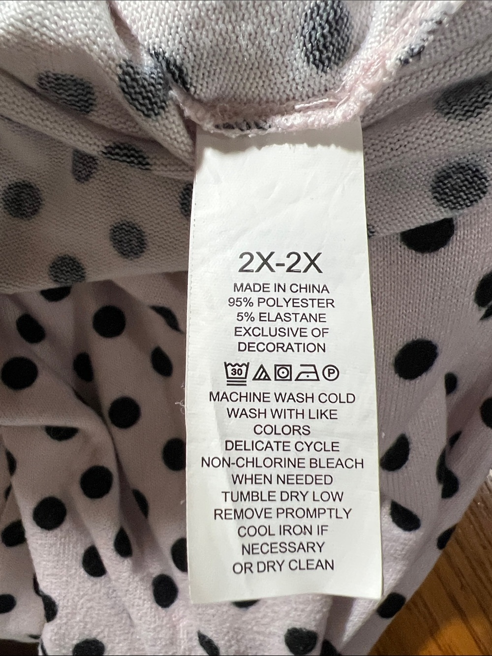 kate spade Pink and Black Polka Dot Two-Piece Pajama Set - Picture 4 of 5